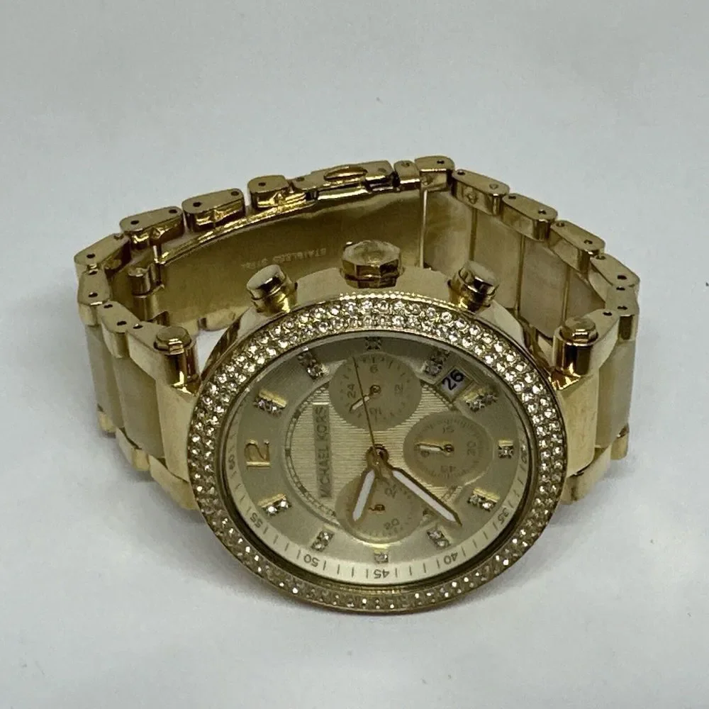 Michael Kors MK5632 Women's Gold Tone Analog Dial Quartz Wrist Watch NUL50
